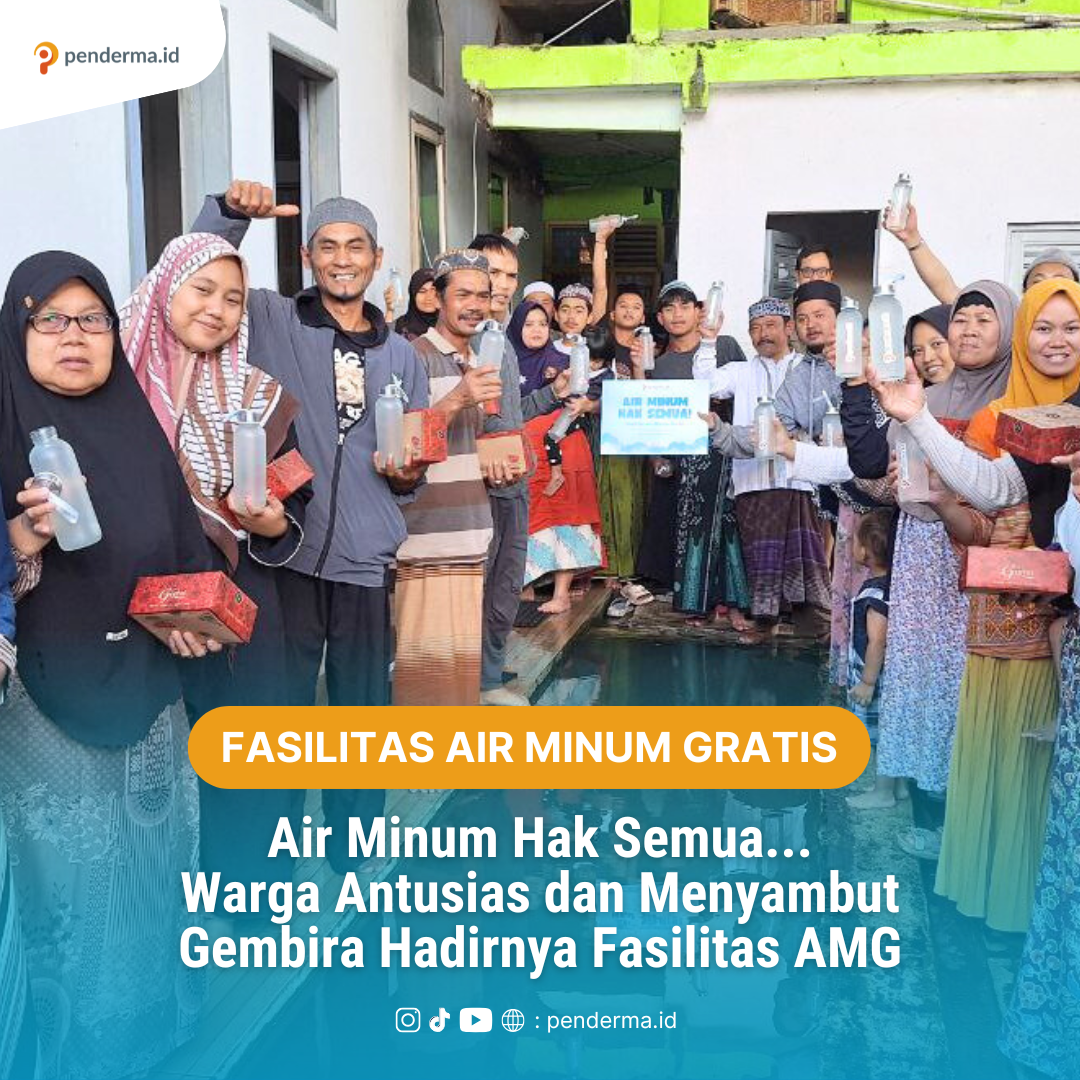 Serah Terima Mesin Air Minum (CDWS) oleh CEO Penderma.id